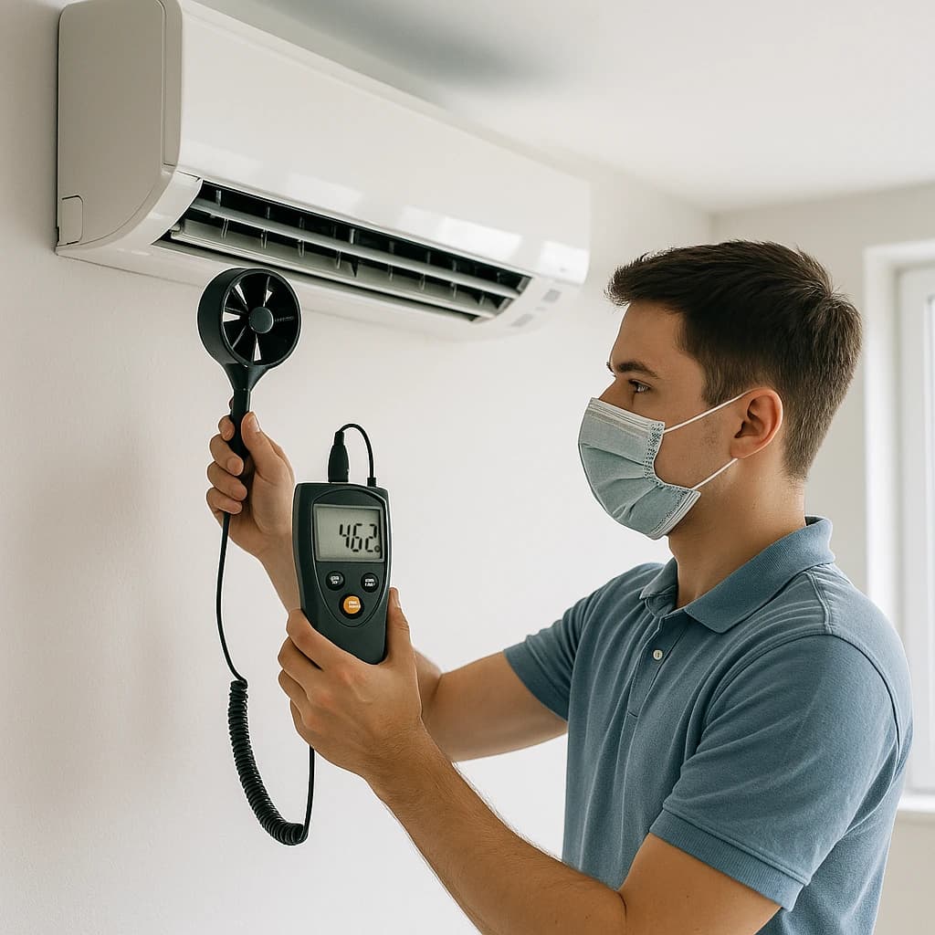 Vérification des flux de ventilation - Projet de climatisation et ventilation