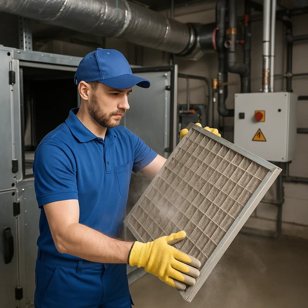 Nettoyage des filtres CTA - Projet de climatisation et ventilation